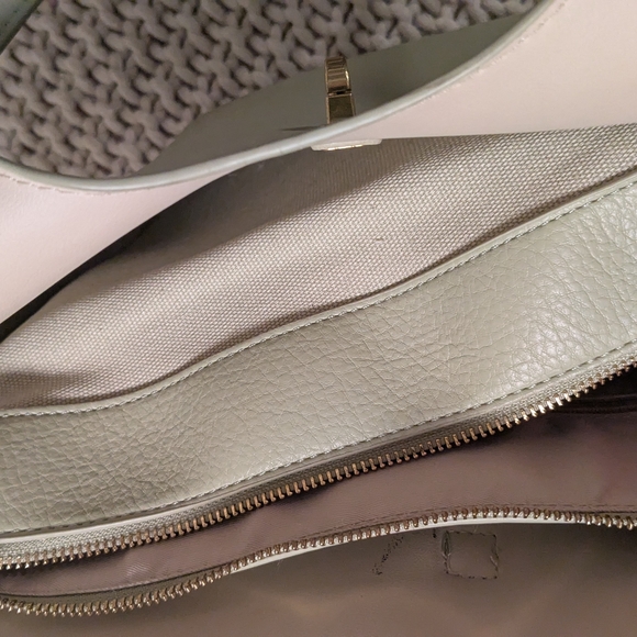 Miztique Light Green Tote Bag with Gold Accent - Picture 3 of 5